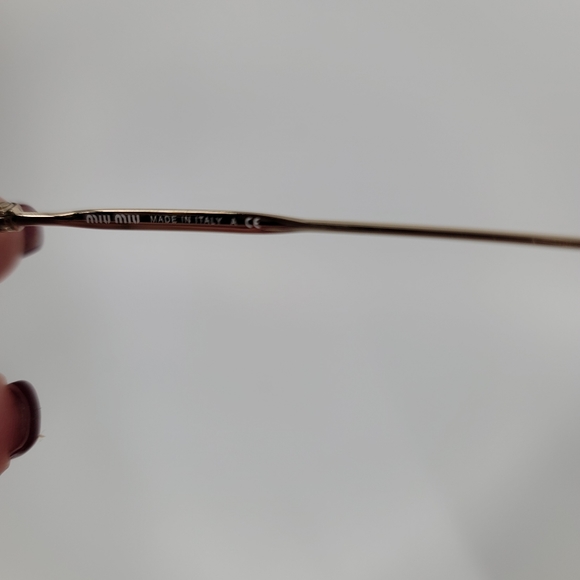 Miu Miu Sunglasses SMU-53R 52mm Brown Burgundy with Box and Case - Picture 5 of 10